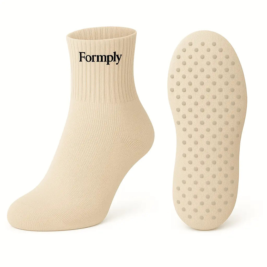 Grip Socks til Reformer-skridsikre pilates sokker med dutter
